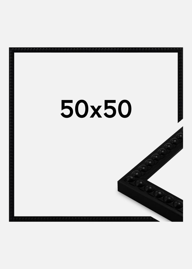 Cadre Perla Verre Acrylique Noir 50x50 cm