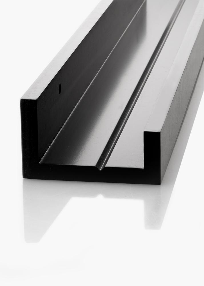 KAILA Étagère Murale Noire 150 cm