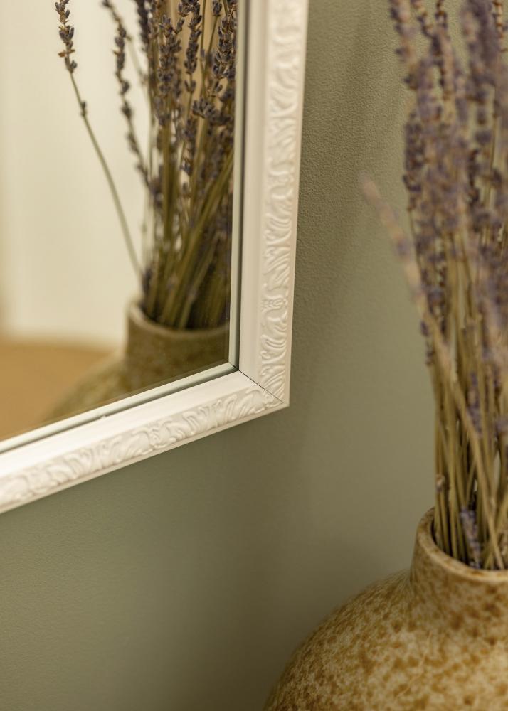 Miroir Nostalgia Blanc 45x125 cm