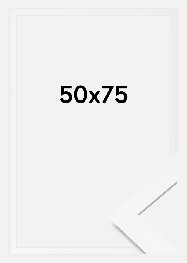 Cadre BGA Classic Verre Acrylique Blanc 50x75 cm