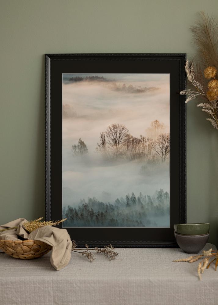 Cadre Abisko Noir 35x50 cm - Passe-partout Noir 11x17 pouces