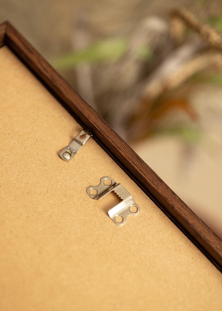 Massive Oak Verre acrylique Dark Painted 70x100 cm