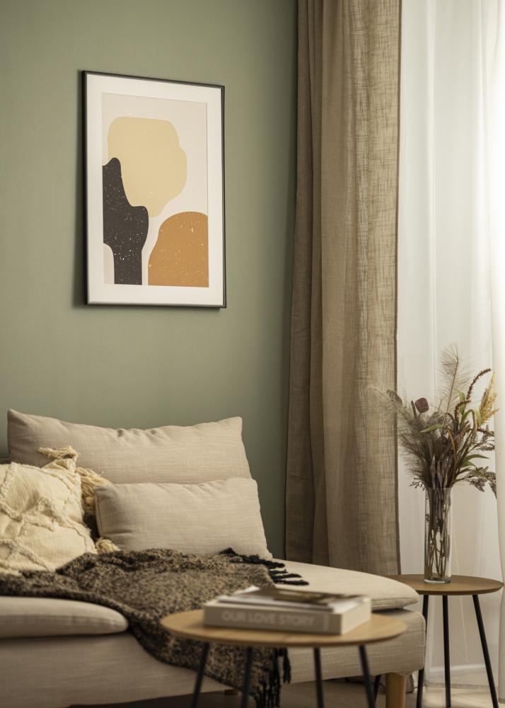 Cadre Scandi Verre Acrylique Matt Noir 65x65 cm