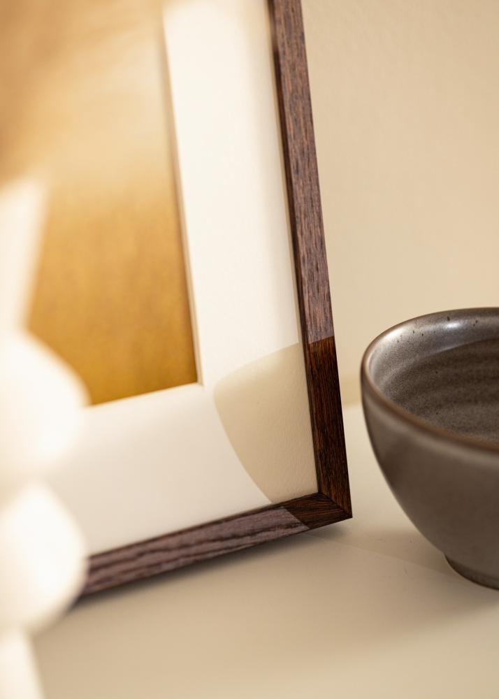 Massive Oak Verre acrylique Dark Painted 70x100 cm