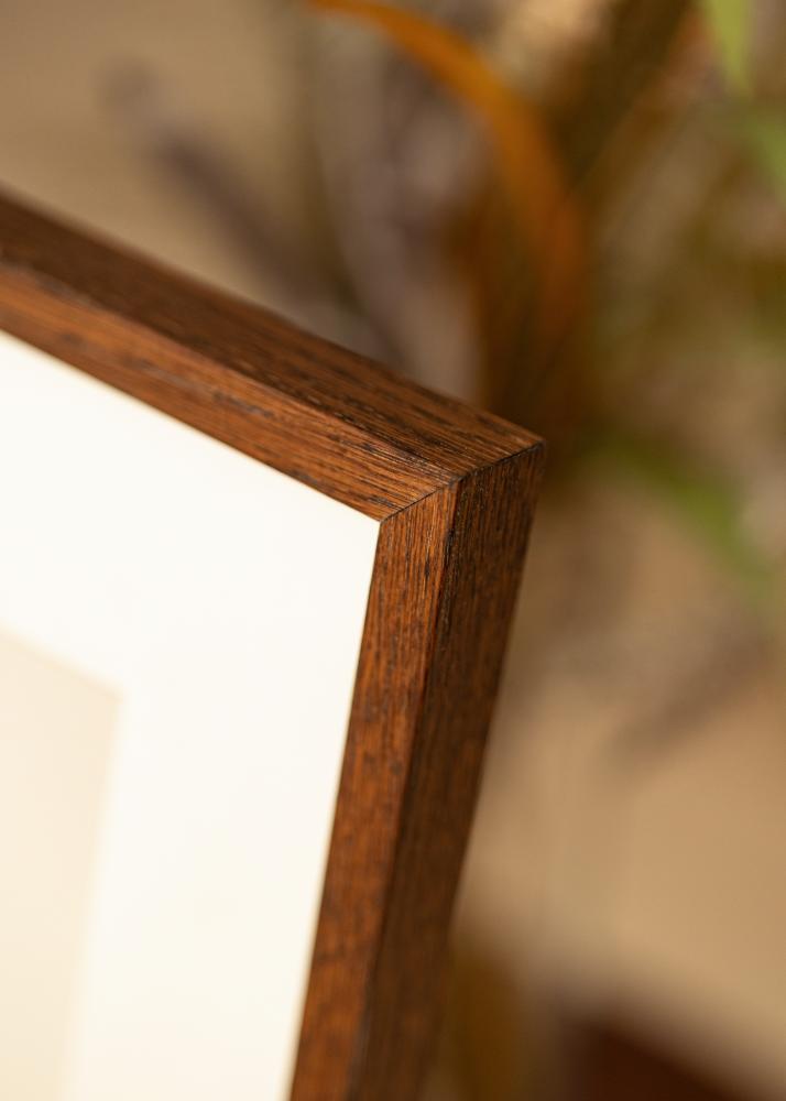 Massive Oak Verre acrylique Dark Painted 70x100 cm