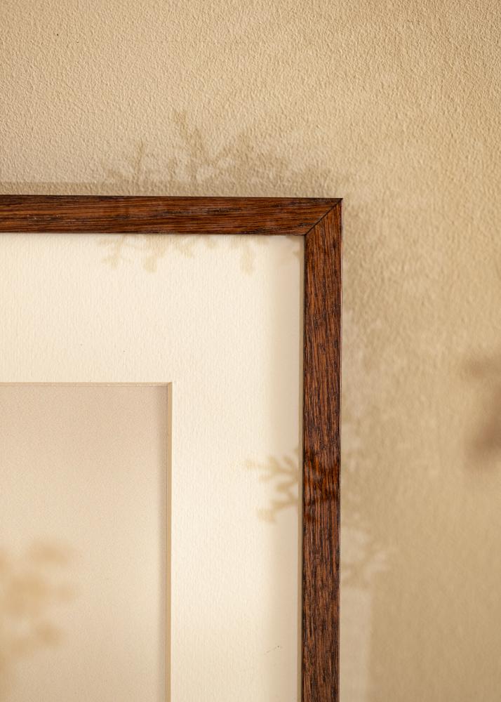 Massive Oak Verre acrylique Dark Painted 70x100 cm