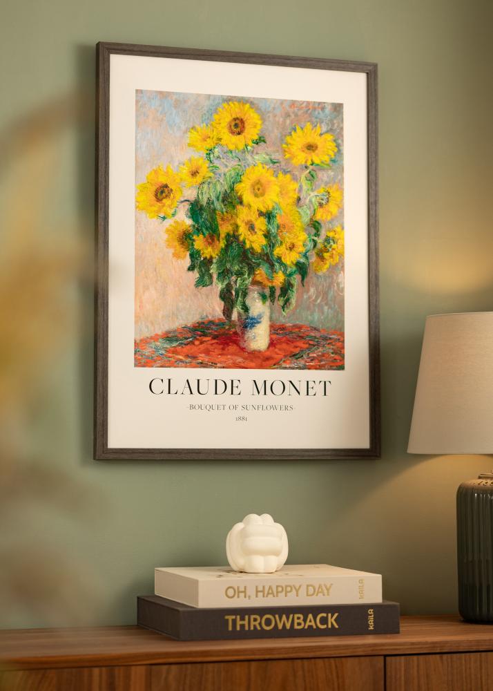 Cadre Hermes Verre acrylique Grey Oak 60x70 cm