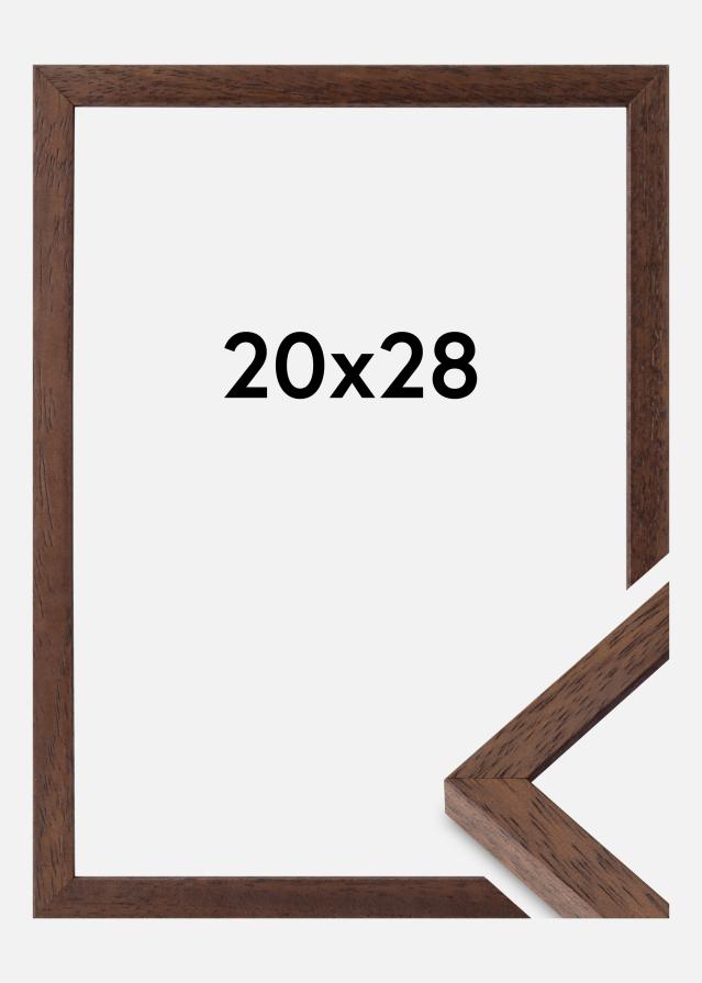 Cadre Ares Verre acrylique Teck 20x28 cm