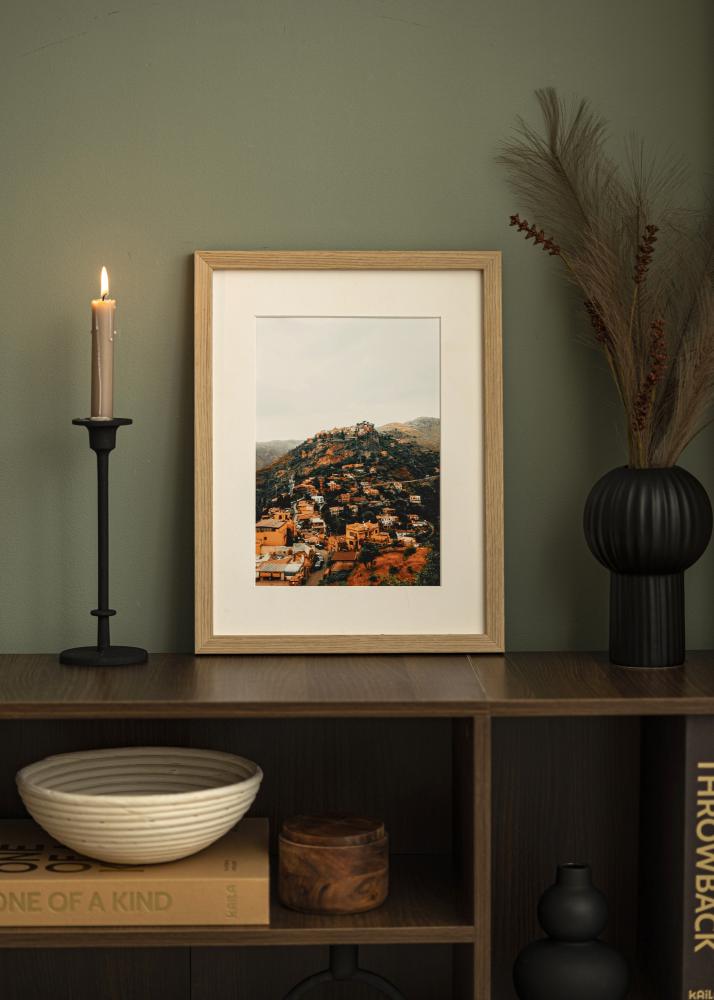 Cadre Blocky Verre Acrylique Chêne 100x107 cm