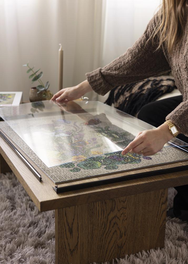 Cadre de puzzle Noir 51x72 cm