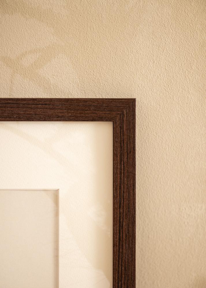 Cadre Deco Verre acrylique Noyer 20x30 cm