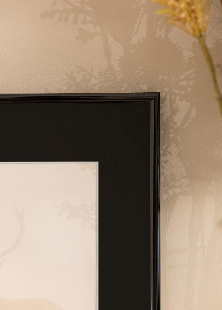 Cadre New Lifestyle Noir 30x40 cm - Passe-partout Noir 18x27 cm