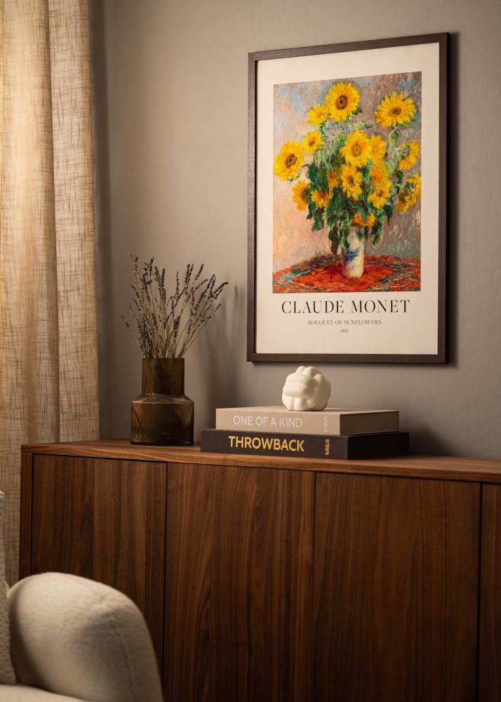 Cadre Deco Verre acrylique Noyer 20x30 cm