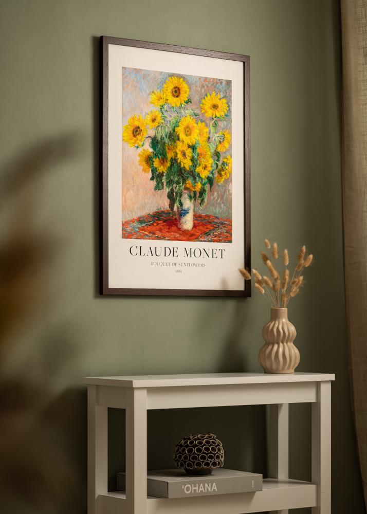 Cadre Deco Verre acrylique Noyer 20x30 cm