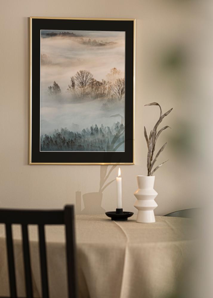 Cadre New Lifestyle Or 50x70 cm - Passe-partout Noir 16x24 pouces