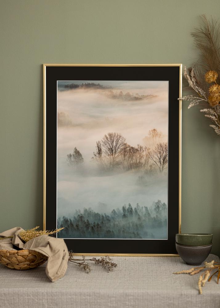 Cadre New Lifestyle Or 50x70 cm - Passe-partout Noir 16x24 pouces