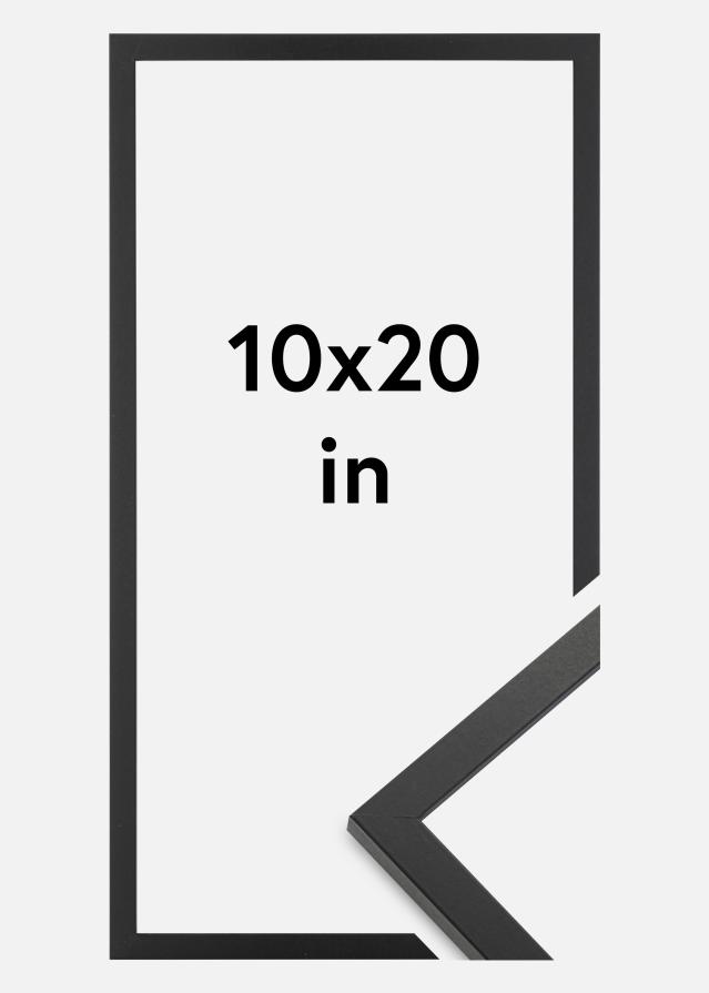 Cadre Trendy Verre Acrylique Noir 10x20 inches (25,4x50,8 cm)