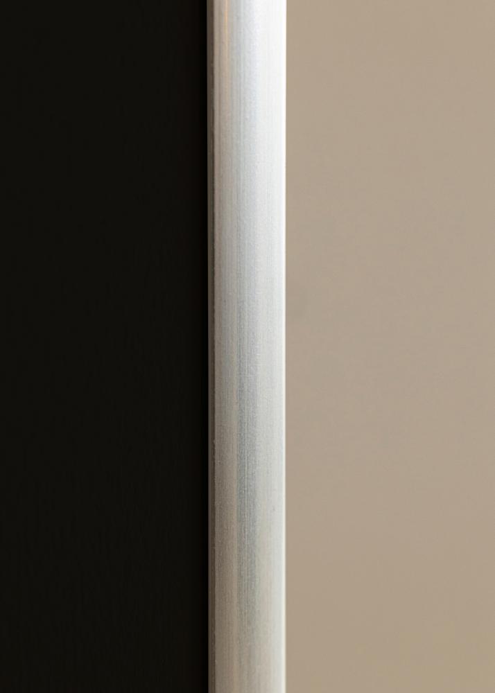 Cadre New Lifestyle Argent 30x40 cm - Passe-partout Noir 18x27 cm