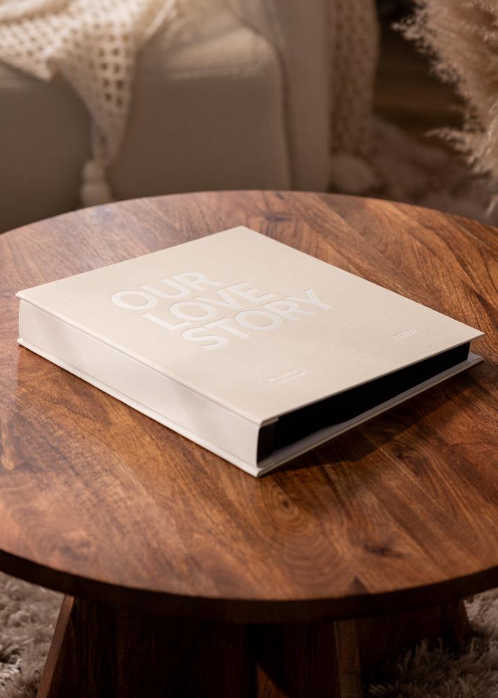 KAILA Album photo NOTRE HISTOIRE D'AMOUR Crème - 600 photos en 10x15 cm