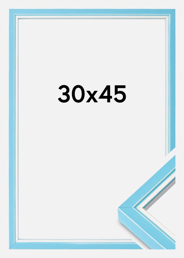 Cadre Diana Verre acrylique Bleu clair 30x45 cm