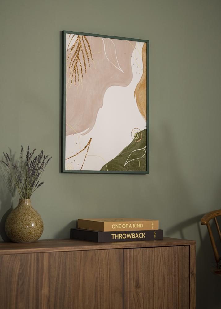 Cadre E-Line Acrylique Vert 30x40 cm