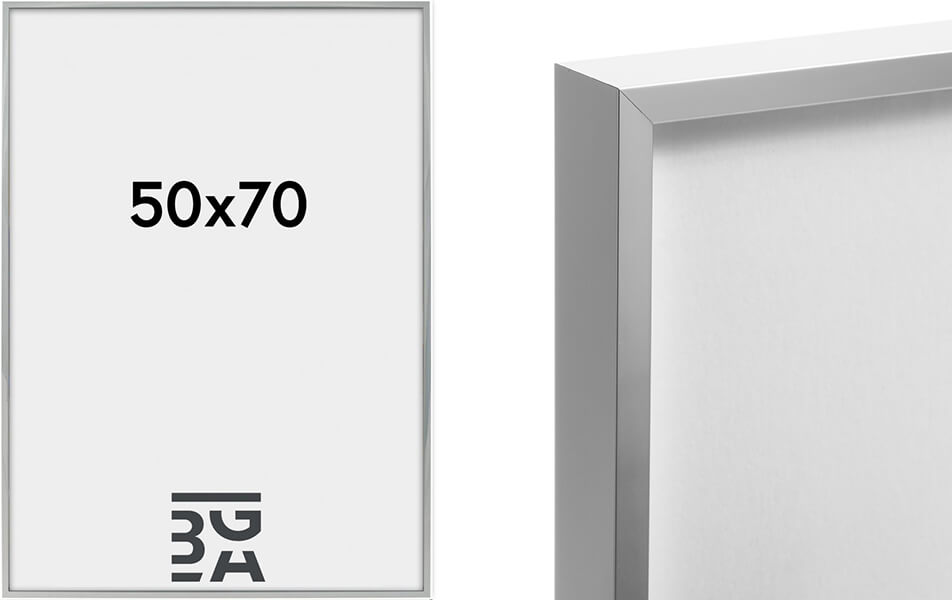 Images de cadre argenté élégant