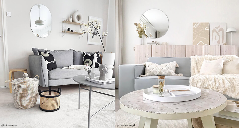 Décoration de salon - clair et frais