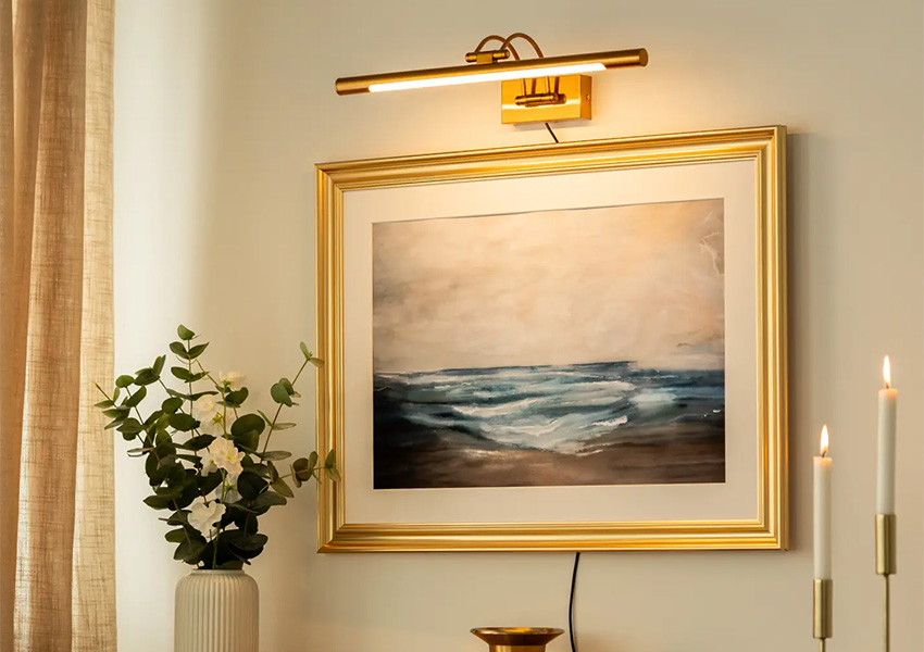 Éclairage de tableau